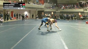 121 Championship Bracket Cons. Round 6 - Wyatt Koenen, Wayzata vs Chase Mathews, Watertown