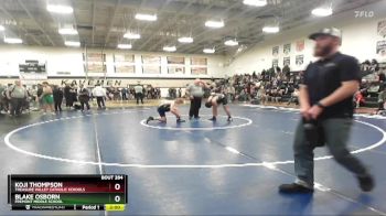 145 lbs 3rd Place Match - Blake Osborn, Fremont Middle School vs Koji Thompson, Treasure Valley Catholic Schools