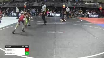 62 lbs Round Of 16 - Kai Spears, Team Braves vs Hudson Boivin, Chaparral WC