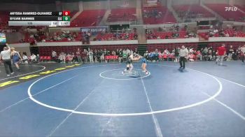 105 lbs Round 2 - Quarters & 1st Wb (16 Team) - Sylvie Barnes, Southlake Carroll vs Anyssa Ramirez-Olivarez, Grand Prairie