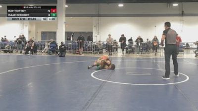 80 lbs Semifinal - Matthew Bly, PA vs Isaac Benedict, IA