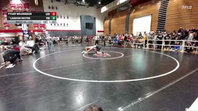 132 lbs Champ. Round 1 - Landon Rhyne, Pinedale vs Tyler Wilkerson, Lovell