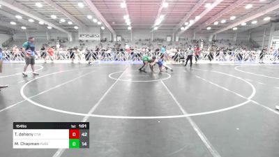 154 lbs Rr Rnd 2 - Thomas Deheny, CTWHALE vs Miles Chapman, Pursuit Wrestling Academy - Silver