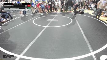 140 lbs Quarterfinal - Luke Patton, Bishop Kelley vs Daniel Talamantes, Bristow Elementary Wrestling Club