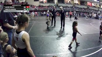 35-38 lbs Quarterfinal - Ashtyn Dostal, Howells-Dodge vs Lacee Willey, Bayard Wrestling Club