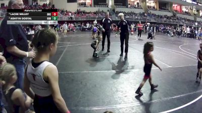35-38 lbs Quarterfinal - Ashtyn Dostal, Howells-Dodge vs Lacee Willey, Bayard Wrestling Club