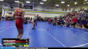 132 lbs Champ. Round 1 - Carter Freeman, Waukee Northwest vs Cayden Mayfield, Dallas Center-Grimes