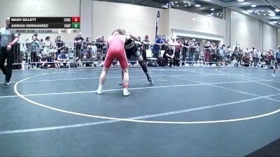 113 lbs Consi Of 32 #2 - Nash Gillett, Evwc vs Adrian Hernandez, Canyon Springs HS