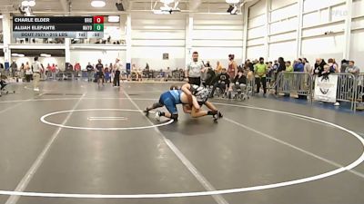 215 lbs Consi Of 8 #2 - Charle Elder, Bristol Gladiators vs Alijah Elefante, Mayo Quanchi WC
