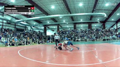 126 lbs Cons. Round 2 - Ethan Cota, Reno vs James Zuniga, Shadow Ridge