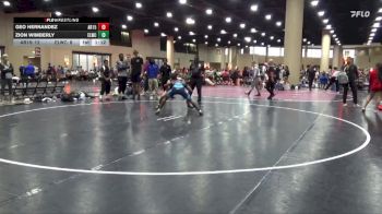 132 lbs Round 4 (6 Team) - Geo Hernandez, AR- 15 vs Zion Wimberly, Elevation WC