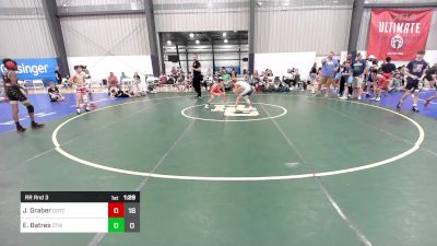 64 lbs Rr Rnd 3 - Jacob Graber, Team Gotcha vs Eli Batres, CT Whale K-8