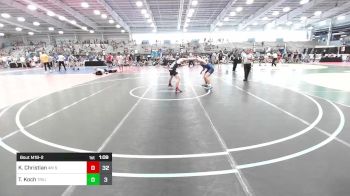 152 lbs Rr Rnd 2 - Keegan Christian, 4M Strength vs Ty Koch, Triumph Gold