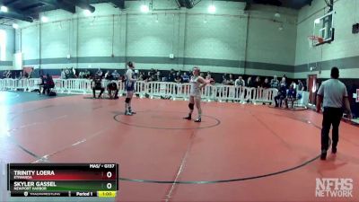 Cons. Round 2 - Skyler Gassel, Newport Harbor vs Trinity Loera, Etiwanda