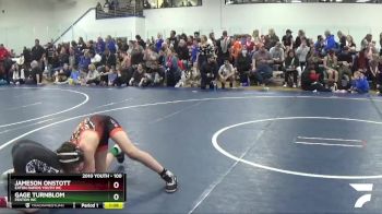 100 lbs Champ. Round 2 - Jameson Onstott, Eaton Rapids Youth WC vs Gage Turnblom, Fenton WC