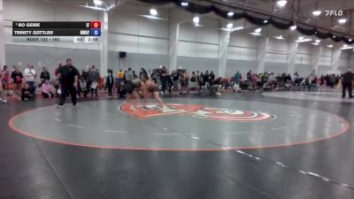 160 lbs Quarterfinal - Bo Geibe, Indiana Tech vs Trinity Gottler, Midway