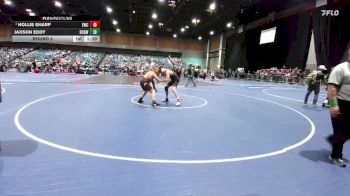 150-160 lbs Round 3 - Hollis Sharp, Elko Wrestling Club vs Jaxson Eddy, Douglas County Grapplers WC