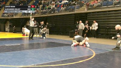 250 lbs Round Of 32 - LaVon Wade, Kiski Area vs Alexander Kelley, Mohawk