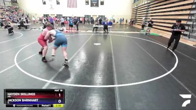 285 lbs Quarterfinal - Hayden Skillings, MN vs Jackson Barnhart, IL