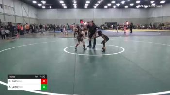 58 lbs Prelims - Kj Keith, Rivertown Wrestling Wolves vs Aaron Lopez, Red Wave Wrestling