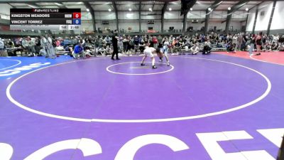 138 lbs Cons. Rd Of 32 - Kingston Meadors, Newberg High School Wrestling vs Vincent Torrez, Fighting Squirrels