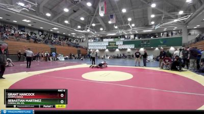 150 lbs Cons. Round 2 - Sebastian Martinez, Corona Del Sol vs Grant Hancock, Scripps Ranch