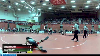 70 lbs Champ. Round 2 - Jayland Davis, The Fort Hammers vs Parker Boyles, Gopher Wrestling Club