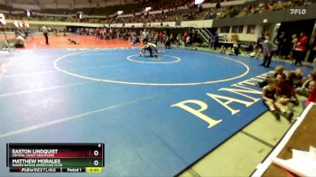 Rookie 6-8 165 Semifinal - Easton Lindquist, Crystal Coast Grapplers vs Matthew Morales, Raider Nation Wrestling Club