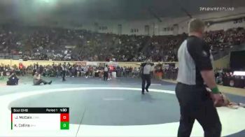 6A-126 lbs Cons. Semi - Jake McCain, Edmond Memorial vs Kaleb Collins, Broken Arrow Hs