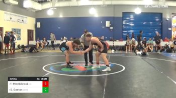 220 lbs Final - Tristan Middlebrook, Lake Gibson vs Garrett Gaston, Camden Elite