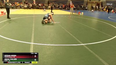 150 lbs 3rd Place Match - Aydan Moen, Fergus Falls vs Keon Callies, Elite