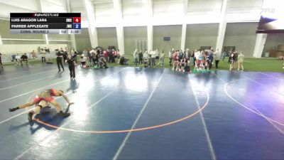 150 lbs Cons. Round 3 - Luis Aragon Lara, Defiant Wrestling Club vs Parker Applegate, JWC