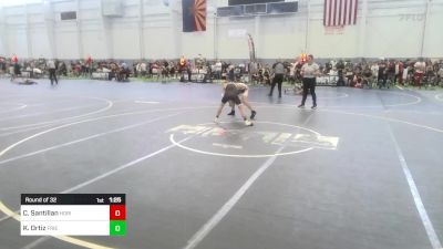 109 lbs Round Of 32 - Cayden Santillan, Horizon Huskies AZ vs Kaleb Ortiz, Friendly Hills WC