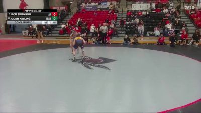 141 lbs Cons. Round 2 - Jack Swenson, Avila vs Julien Kimling, Fort Hays State