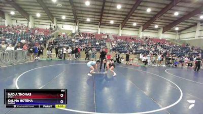 125 lbs Cons. Round 3 - Nadia Thomas, Utah vs Kalina Hotema, Hawaii