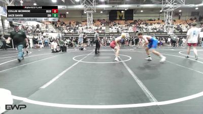 132 lbs Consi Of 4 - Collin McBride, Muskogee vs Jace Davis, Shelton Wrestling Academy