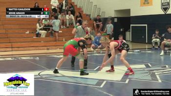 Boys-138 lbs 3rd Place Match - Matteo Eagleson, Nick`s Knights vs Jesse Araujo, Clarke`s Dream Team