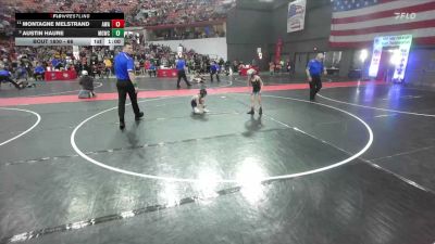66 lbs 1st Place Match - Austin Haure, Monona Grove/McFarland Wrestling Club vs Montagne Melstrand, Askren Wrestling Academy