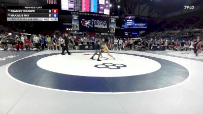 126 lbs Cons. Sub-rd Of 16 - Bradley Wagner, PA vs Maximus Hay, WI