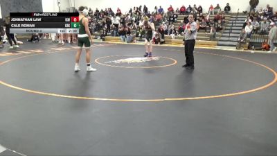 131-133 lbs Round 3 - Cale Roman, Cedar Rapids Kennedy vs Johnathan Law, Iowa City, West