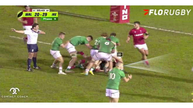The Contact Coach Looks At The Play Of Sam Prendergast and Ireland's U20s
