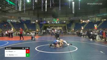 Consolation - Andy Meyer, Legends Of Gold vs Zach Dooley, Woodland Park