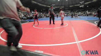 90 lbs Consi Of 4 - Derek Clark, Tulsa Blue T Panthers vs Jason Rhea Petrie, Chandler Takedown Club