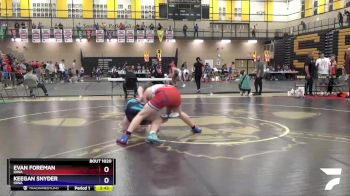 220 lbs Champ. Round 1 - Evan Foreman, Iowa vs Keegan Snyder, Iowa