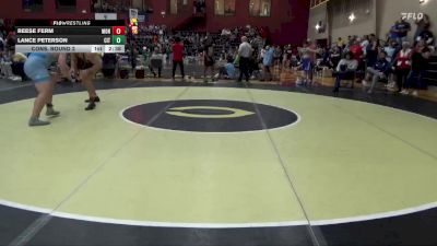 285 lbs Cons. Round 2 - Lance Peterson, The Citadel vs Reese Ferm, Montreat College