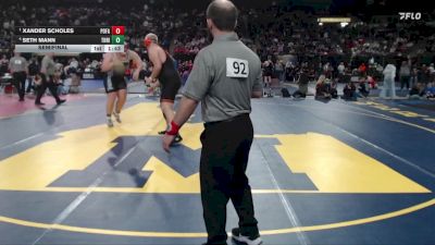 6A 285 lbs Semifinal - Xander Scholes, Post Falls vs Seth Mann, Thunder Ridge