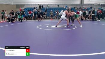 147 lbs Cons. Round 3 - Riley Martin, Owen Valley vs Reed Davison, Westfield