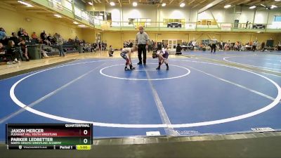 60 lbs Quarterfinal - Jaxon Mercer, Pleasant Hill Youth Wrestling vs Parker Ledbetter, North DeSoto Wrestling Academy