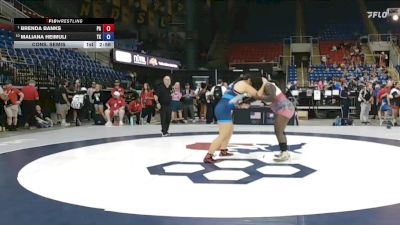 235 lbs Cons. Semis - Brenda Banks, PA vs Maliana Heimuli, TX