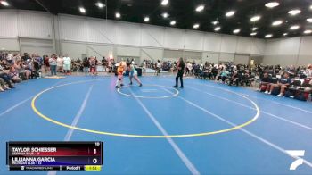 225 lbs Quarters & 1st Wb (16 Team) - Taylor Schiesser, Georgia Blue vs Lillianna Garcia, Michigan Blue